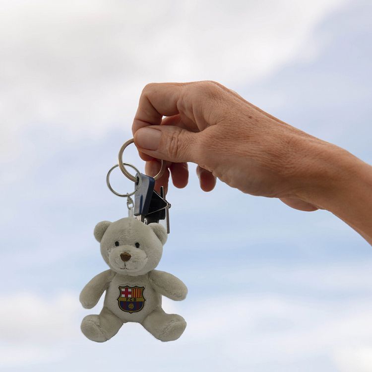 Teddy Bear Plush Keychain FC BARCELONA