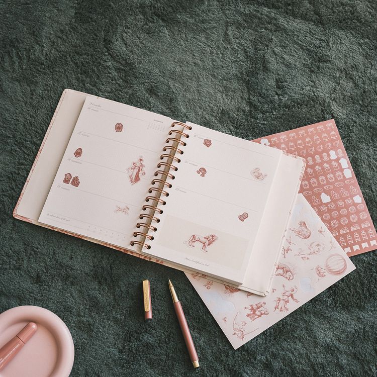Premium Weekly Diary 2026/2027 17 Months 16.5x20cm IDOLE VERSAILLES by Kokonote