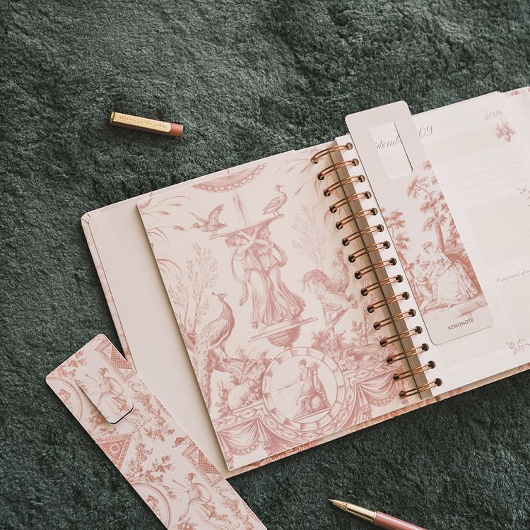 Premium Weekly Diary 2026/2027 17 Months 16.5x20cm IDOLE VERSAILLES by Kokonote