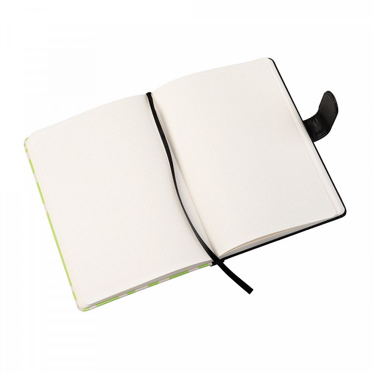 Premium A5 Notebook Faux Leather KOKONOTE LUXE Neon Tracks