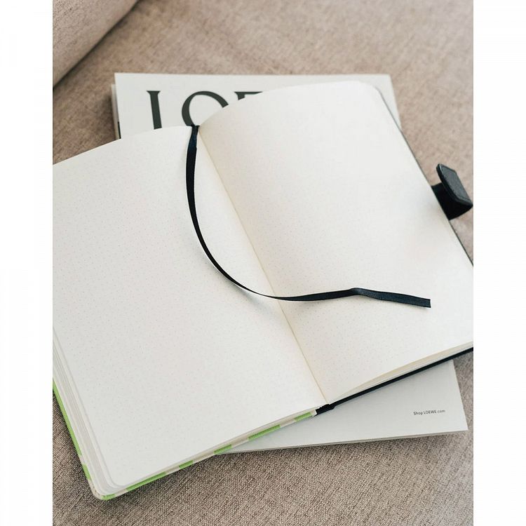 Premium A5 Notebook Faux Leather KOKONOTE LUXE Neon Tracks