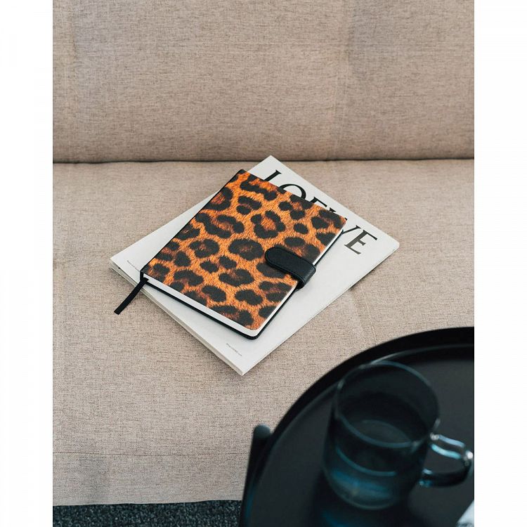 Premium A5 Notebook Faux Leather KOKONOTE LUXE Bold Leopard