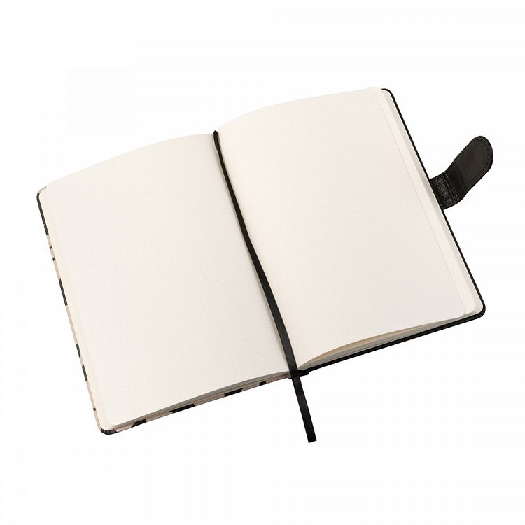 Premium A5 Notebook Faux Leather KOKONOTE LUXE Midnight Dahlia