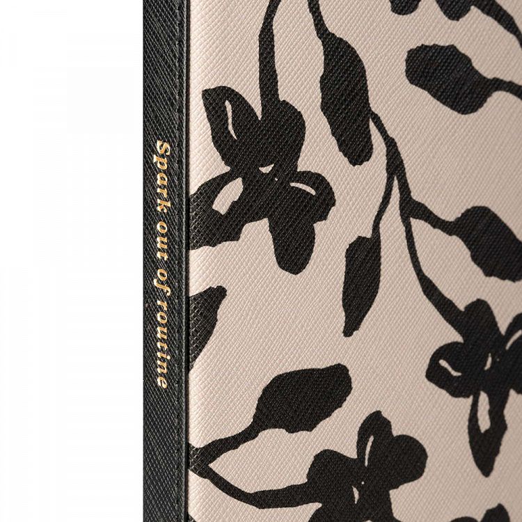 Premium A5 Notebook Faux Leather KOKONOTE LUXE Midnight Dahlia