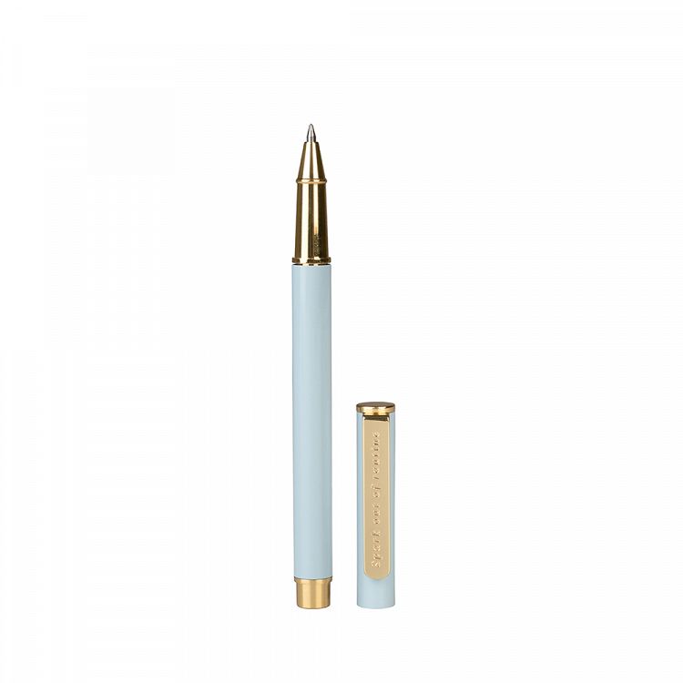 Στυλό 0,70mm KOKONOTE BASIC STUDIO Cloudy Sky Γαλάζιο με Επίχρυσες Λεπτομέρειες