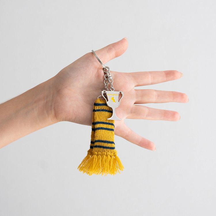 Μπρελόκ 12εκ με Κασκόλ HARRY POTTER Hufflepuff