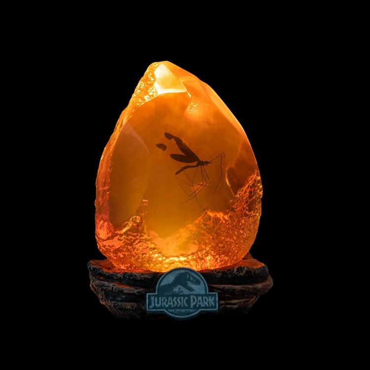 Portable Light Lamp 13cm JURASSIC PARK Amber