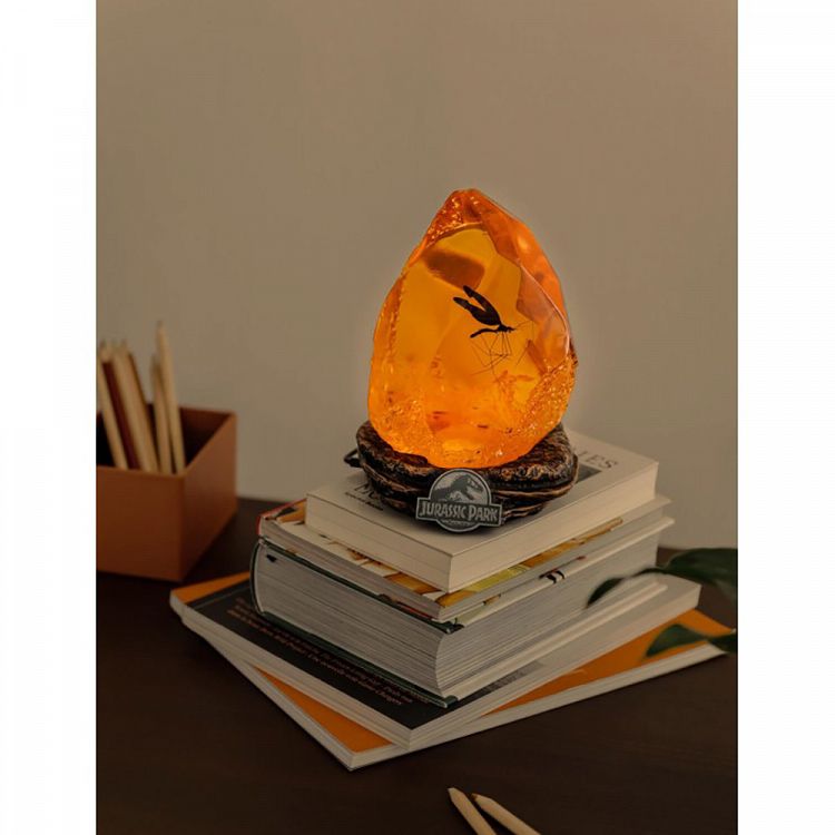Portable Light Lamp 13cm JURASSIC PARK Amber