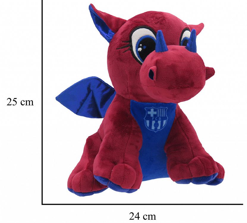 Dragon Plush Toy 25 cm FC BARCELONA