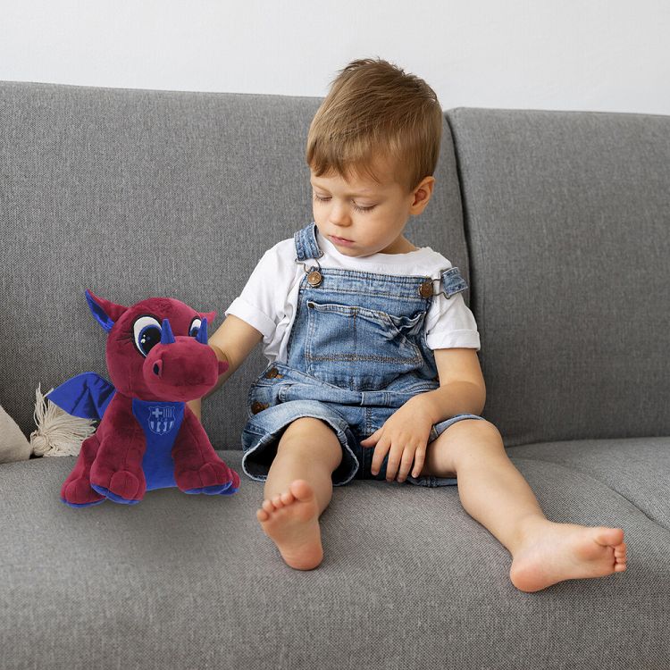 Dragon Plush Toy 25 cm FC BARCELONA