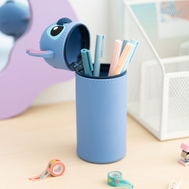 Silicone Pencil Case 3D DISNEY Lilo & Stitch Tropical