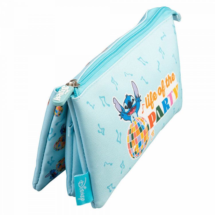 Triple Pencil case 22cm DISNEY Lilo & Stitch Waves