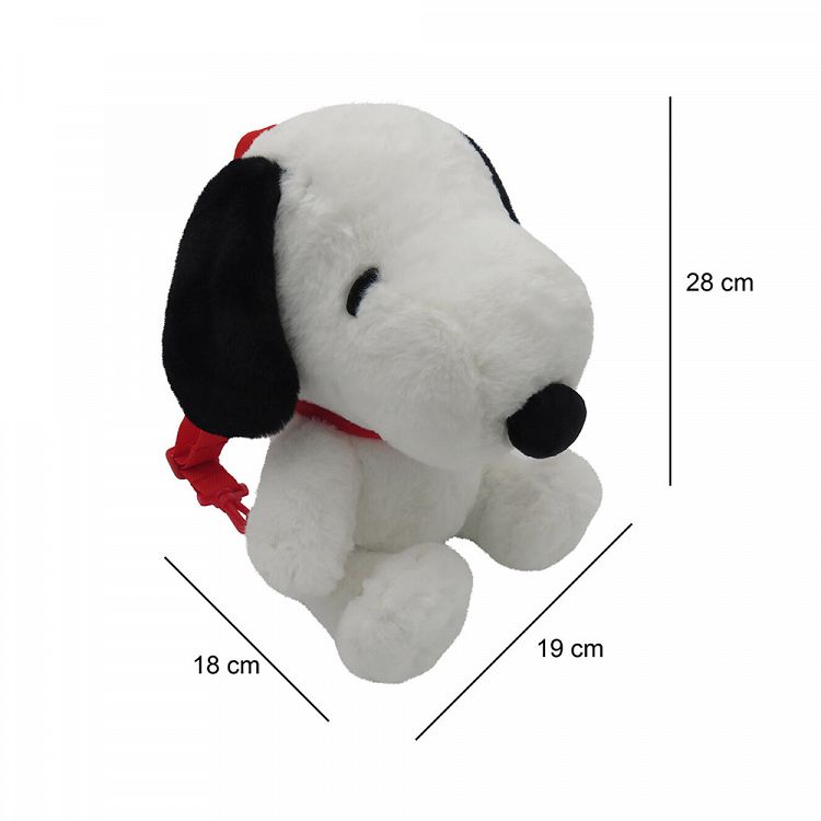 SNOOPY Soft Plush Backpack 28cm