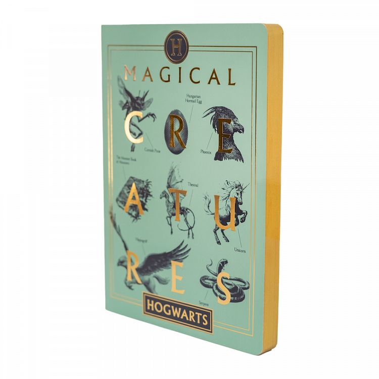 Notebook A5 HARRY POTTER Magical Creatures