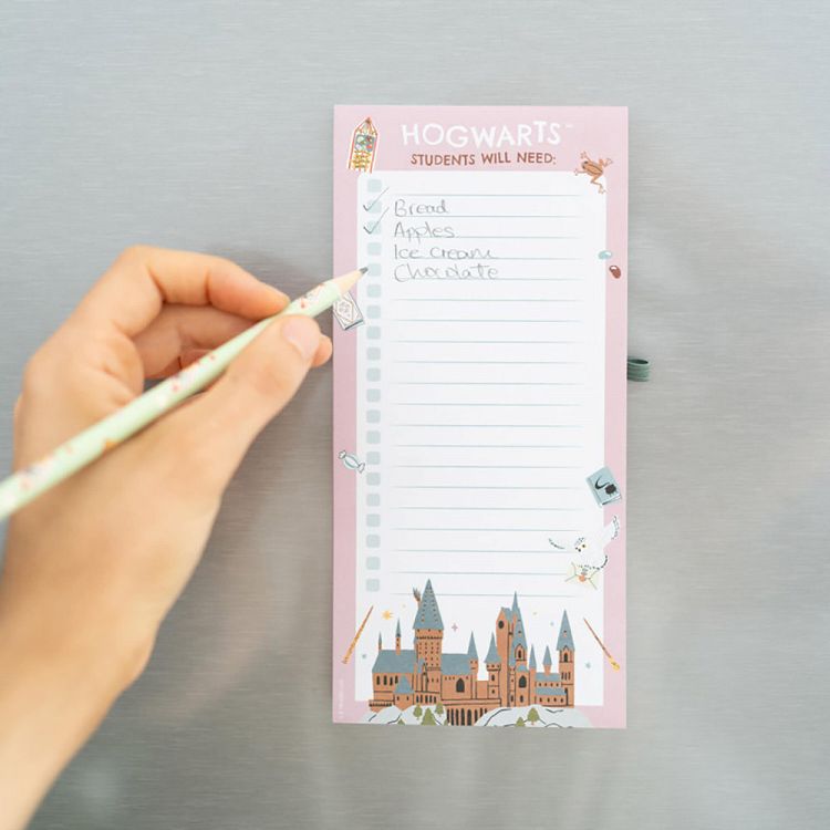 Notes Pad 10x21cm 65sh with Magnet & Pencil HARRY POTTER Hogwarts