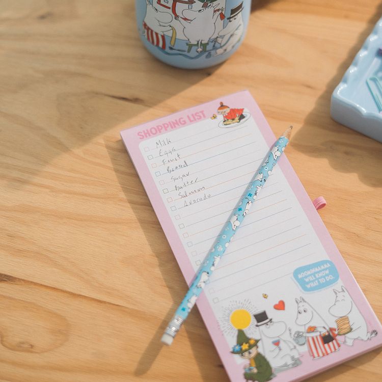 Μπλοκ Σημειώσεων 65φ με Μαγνήτη & Μολύβι MOOMIN