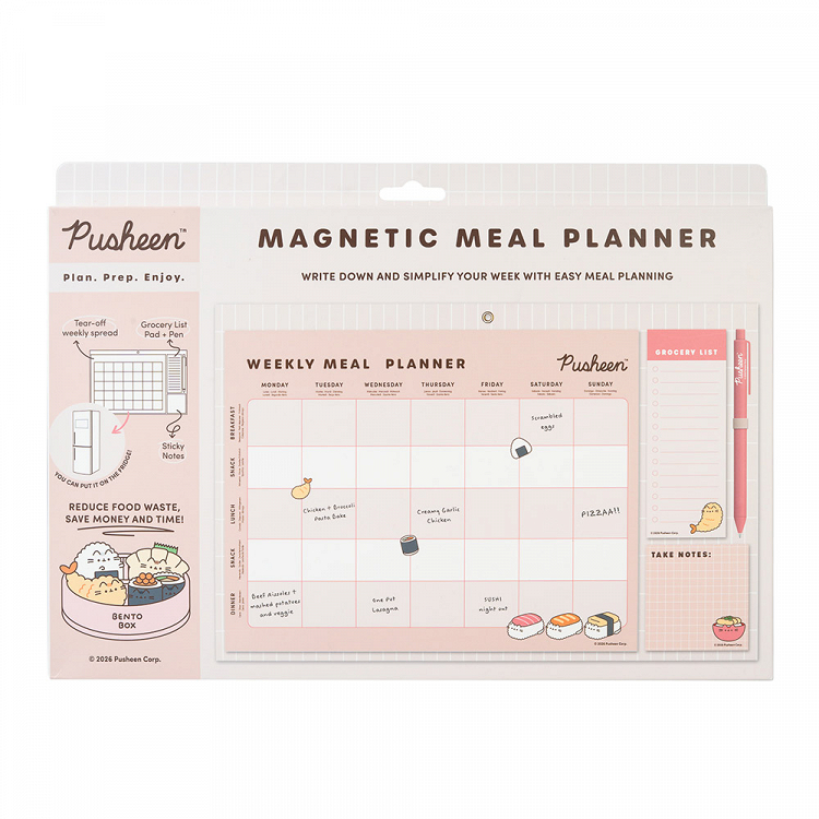 Magnetic Planner PUSHEEN Sushi Roll