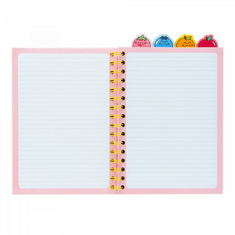 Project Spiral Notebook Α5/15X21 80s PUSHEEN Fruits