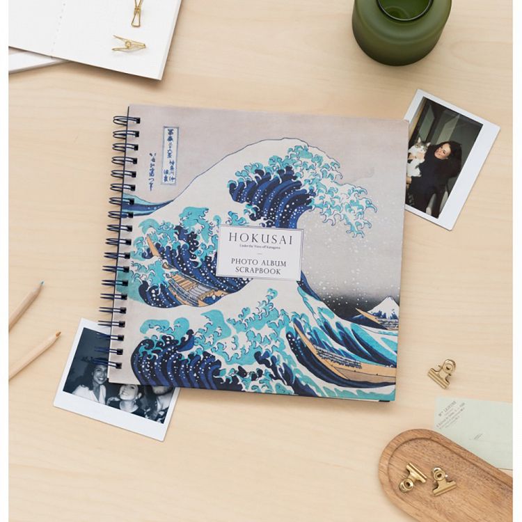 Scrapbook Photo Album 25X25cm 40 Sheets HOKUSAI