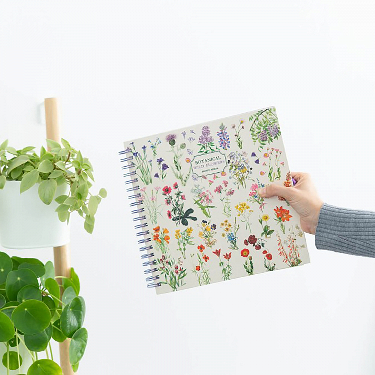 Φωτο-Άλμπουμ Scrapbook 25X25εκ 40 Φύλλα BOTANICAL Wild Flowers by Kokonote
