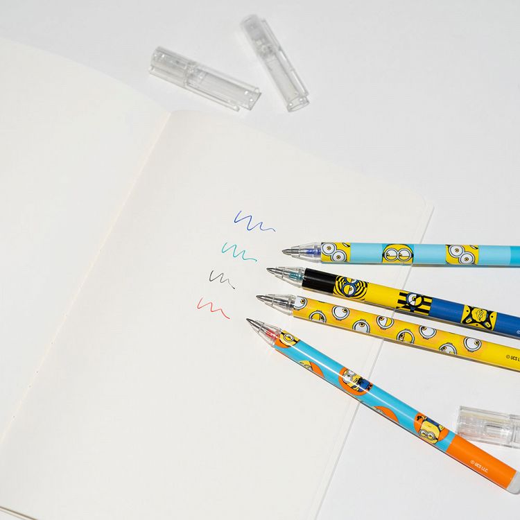 Erasable Pens 4 Colors Set of 4 pieces MINIONS