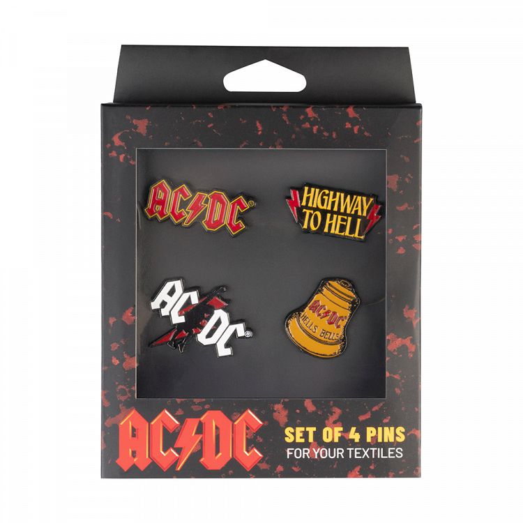4 Badge Pack AC/DC