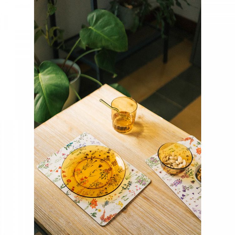 Set of 4 table mats BOTANICAL Wild Flowers by Kokonote