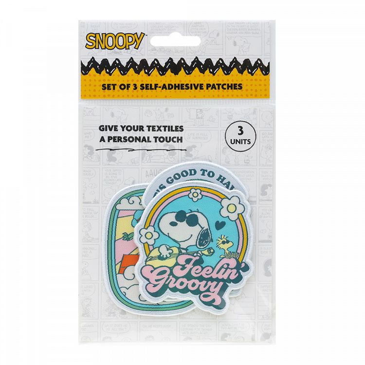3 Patches Pack SNOOPY