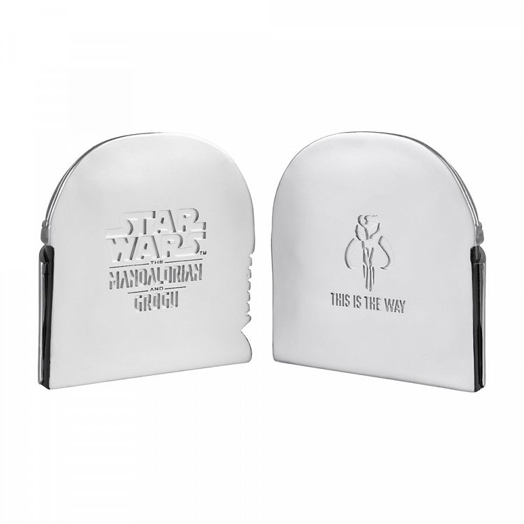 Set of 2 Resin Bookends STAR WARS THE MANDALORIAN AND GROGU