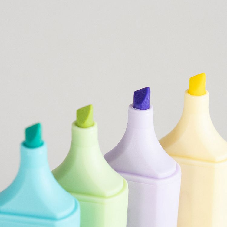Σετ 4 Υπογραμμιστές (Highlighters) με 3D Topper DISNEY PIXAR TOY STORY