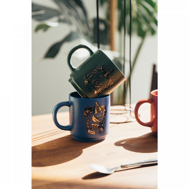 4 Mugs Set in Metallic Display HARRY POTTER