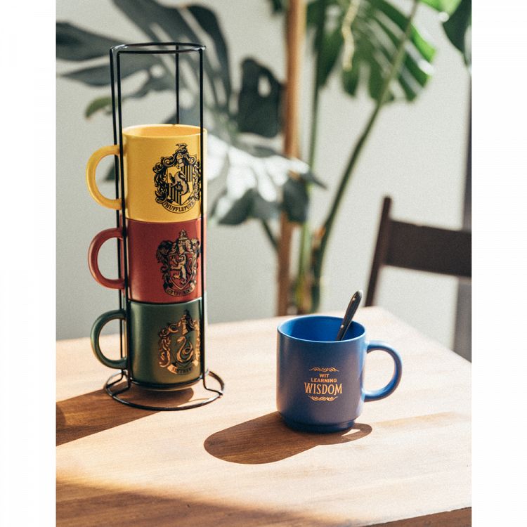 4 Mugs Set in Metallic Display HARRY POTTER