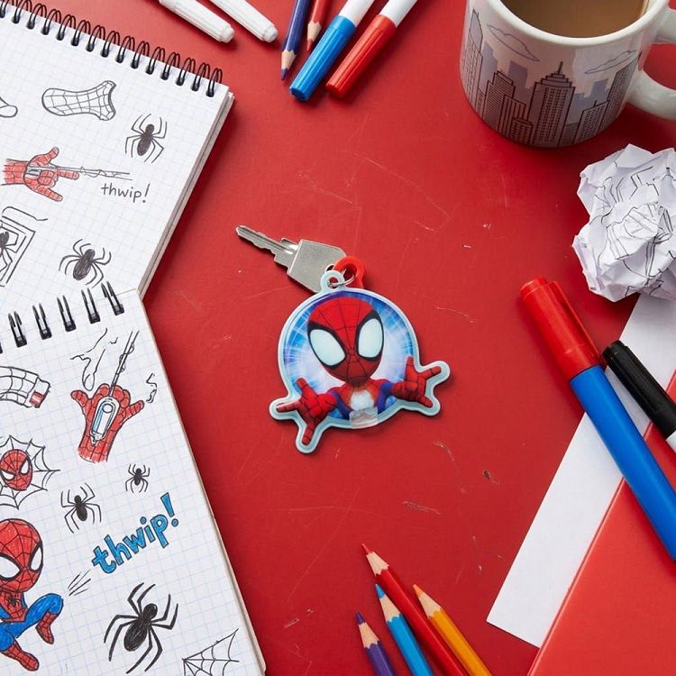 Μπρελόκ με Φωτάκι MARVEL SPIDEY and His Amazing Friends Glow Webs
