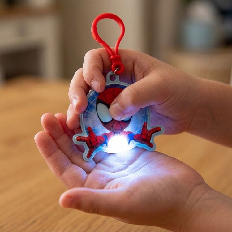Μπρελόκ με Φωτάκι MARVEL SPIDEY and His Amazing Friends Glow Webs