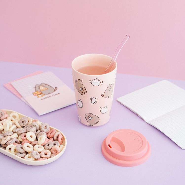 Ceramic Travel Mug 400ml PUSHEEN Moments Collection