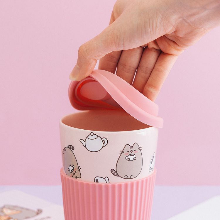 Ceramic Travel Mug 400ml PUSHEEN Moments Collection