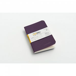 Loginotes, Fαbric Line, 9Χ14, dark purple