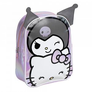 Premium Τσάντα Πλάτης 27εκ Παιδικού Σταθμού HELLO KITTY Kuromi