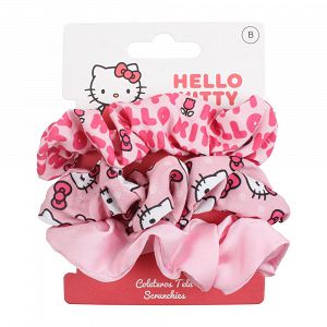 Hair Accessories Scrunchies 3pcs HELLO KITTY