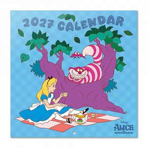 Ημερολόγιο Τοίχου 16 Μηνών 2027 30X30εκ DISNEY ALICE IN WONDERLAND