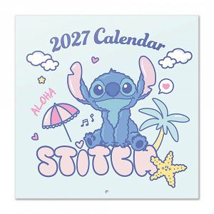 Ημερολόγιο Τοίχου 16 Μηνών 2027 30X30εκ DISNEY STITCH