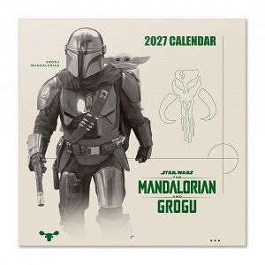 Wall Calendar 2027 30X30cm STAR WARS THE MANDALORIAN AND GROGU