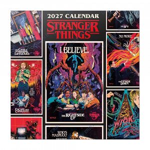 Ημερολόγιο Τοίχου 16 Μηνών 2027 30X30εκ STRANGER THINGS