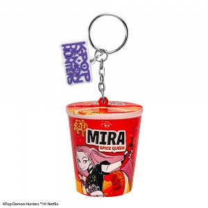 Squishy Μπρελόκ K-POP DEMON HUNTERS Noodle Cup Mira Spice Queen