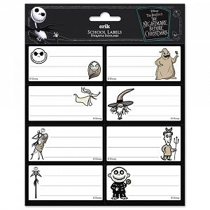 Αυτοκόλλητες Ετικέτες 8x2 DISNEY The Nightmare Before Christmas