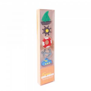 Set 5 Erasers Beach