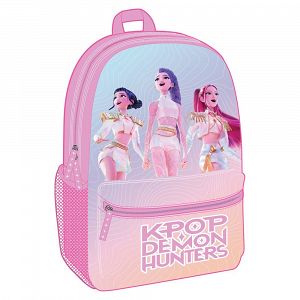 Junior Τσάντα Πλάτης με Θήκη 38εκ. K-POP DEMON HUNTERS Golden