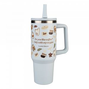 Stainless Steel Bottle with straw 1200ml KOKONOTE GILMORE GIRLS