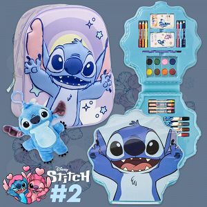 Set with Backpack + Painting + Bag Clip DISNEY Lilo & Stitch #2