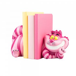 Set of 2 Resin Bookends DISNEY ALICE IN WONDERLAND CHESHIRE CAT